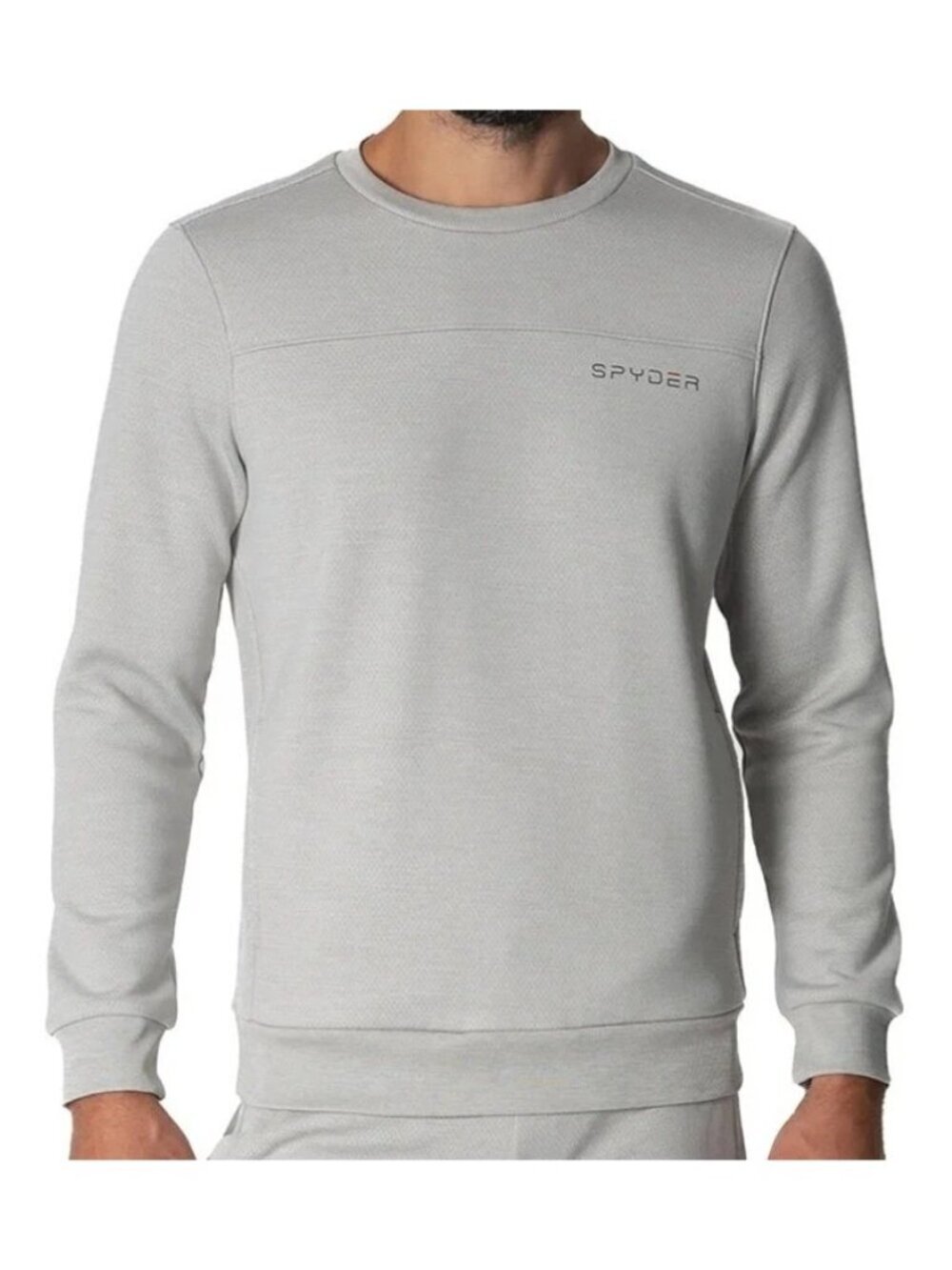 NWT Spyder Active Men's Small Gray Sweatshirt Light Crewneck